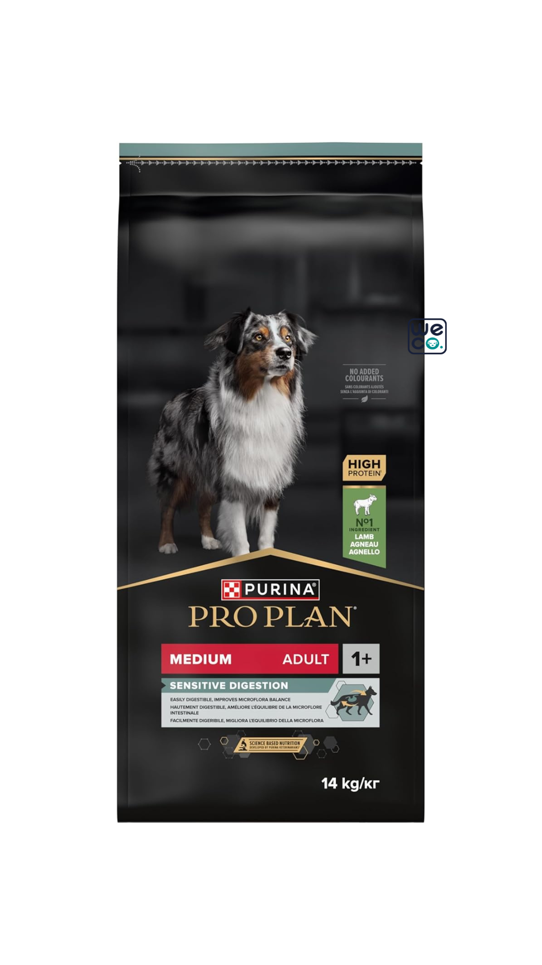 غذاي خشک 14کيلويي ProPlan سگ Medium adult Lamb (Sensitive digestion)