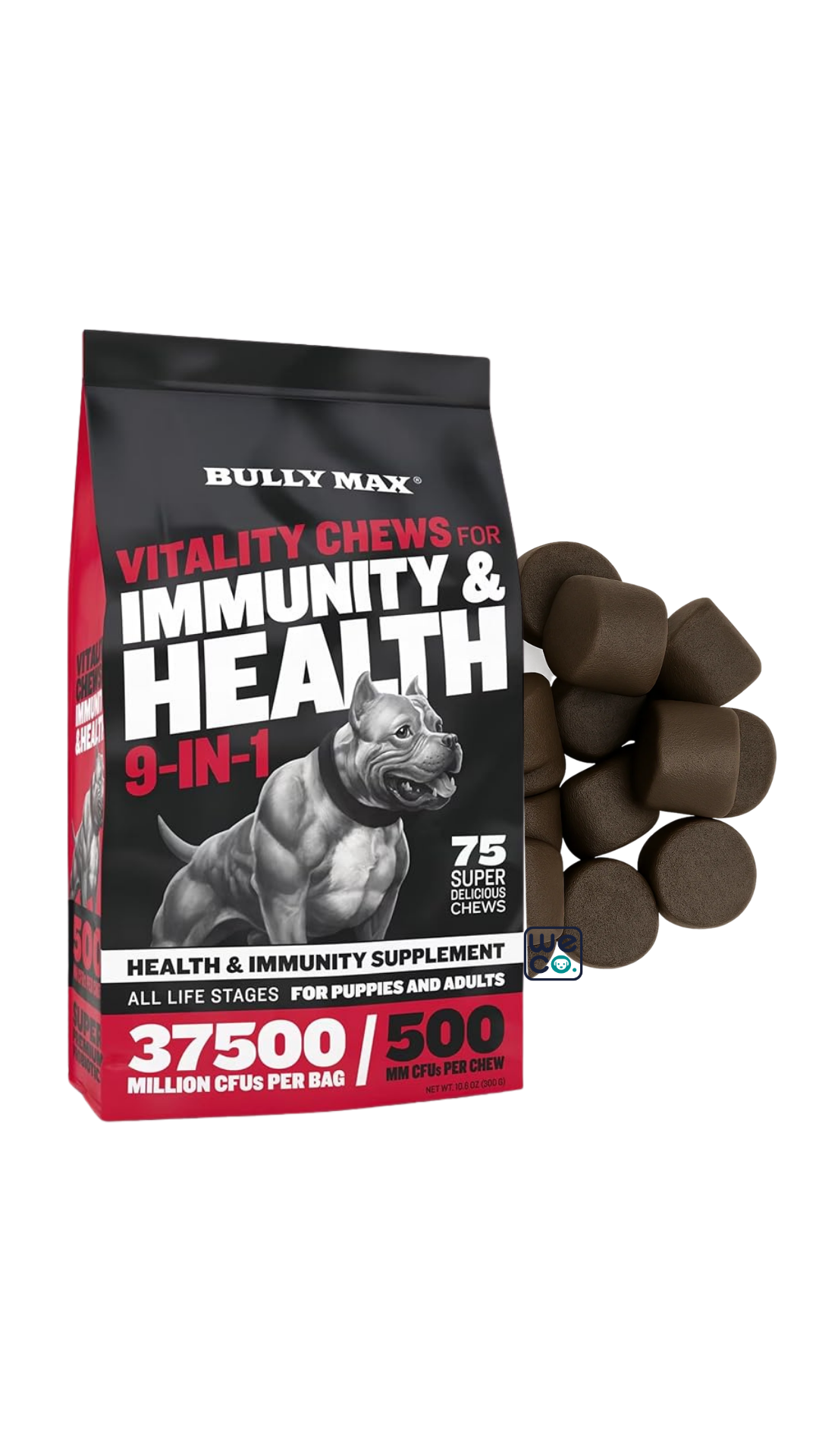قرص Bully Max مدل Immunity and health (9 in 1)