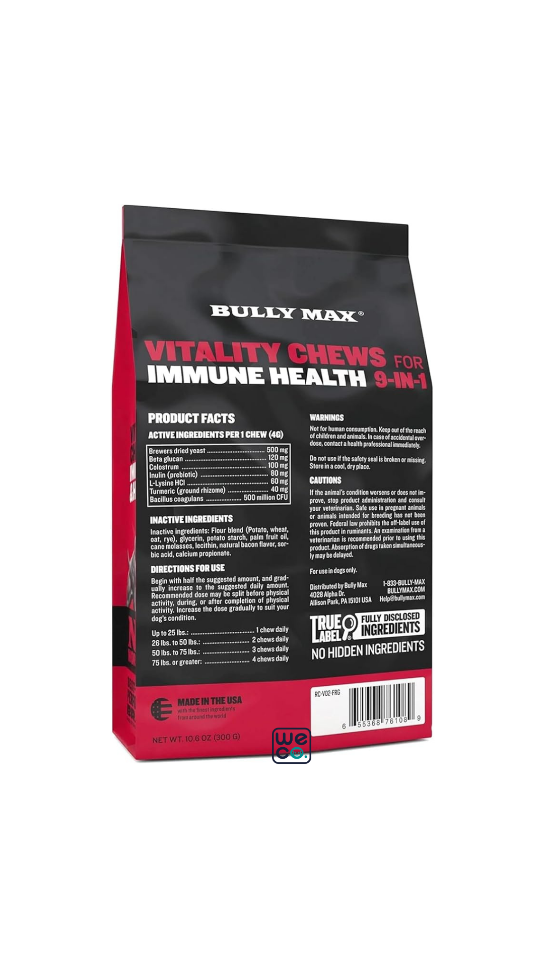 قرص Bully Max مدل Immunity and health (9 in 1)
