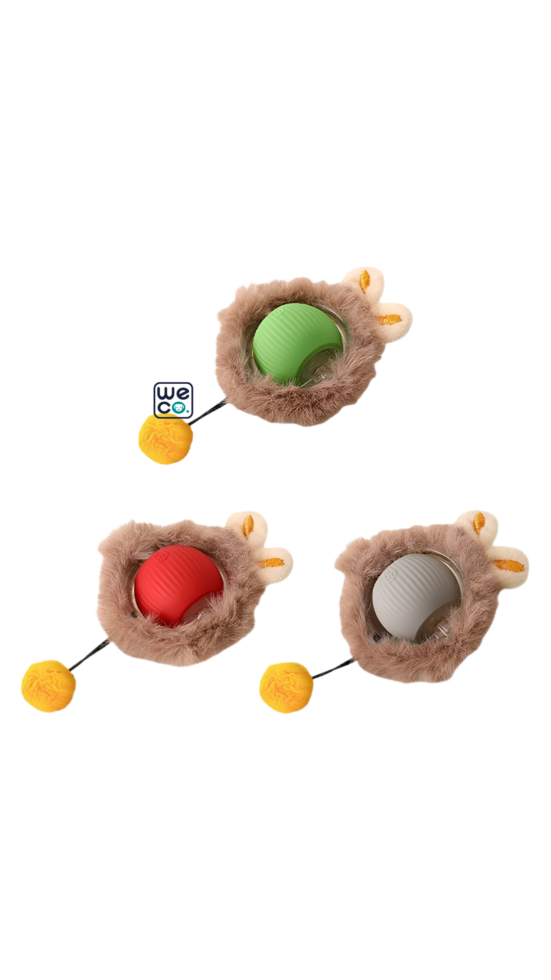توپ متحرک Funny cat hairball-rope P02