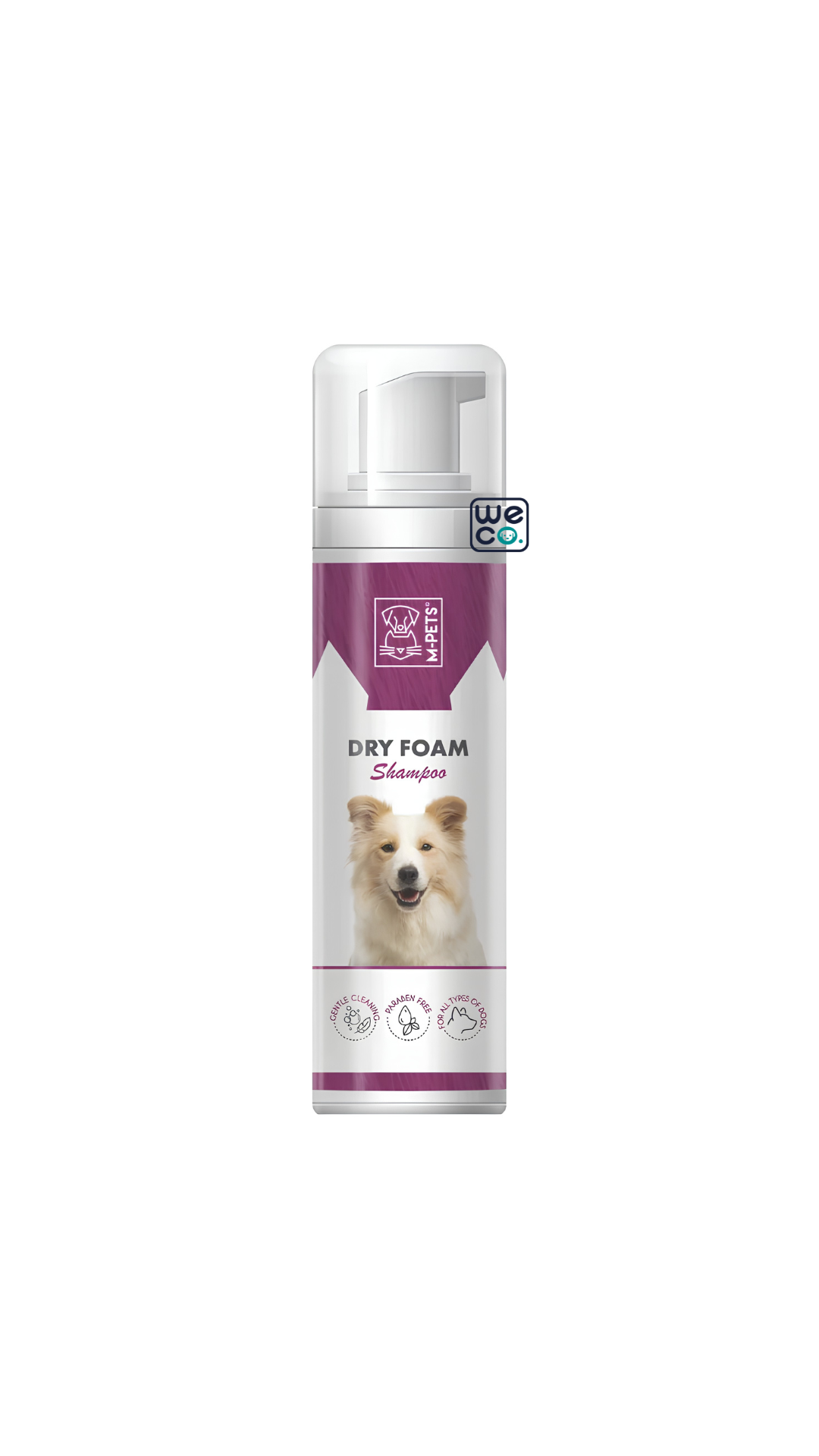 فوم تميز کننده بدون نياز به آب 230 ميل  M-pets dry foam