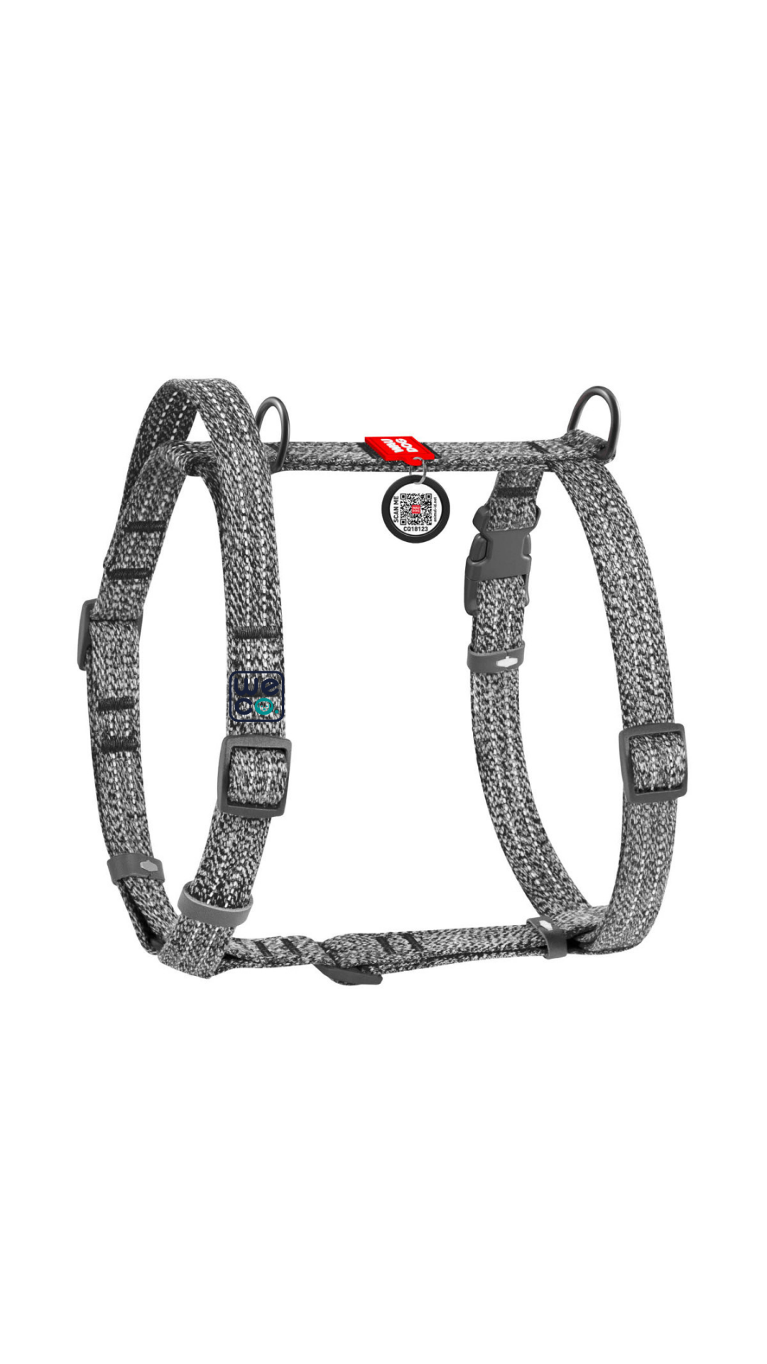 ست هارنس H و ليش Waudog مدل Re-Cotton
