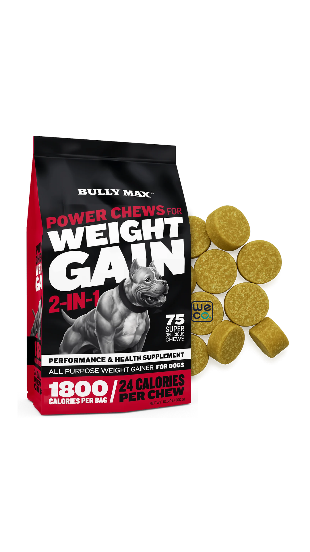 قرص Bully Max مدل Weight Gain (2in1)