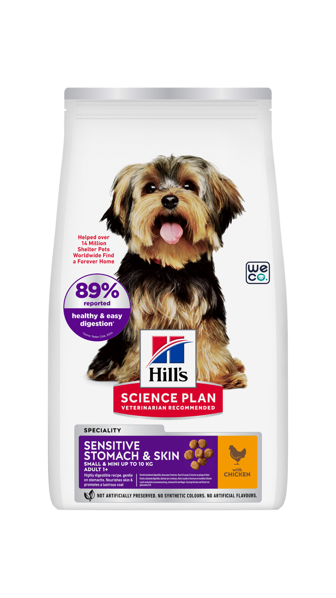 غذای خشک هیلز سگ Hill's Small & mini sensitive stomach and skin Chicken