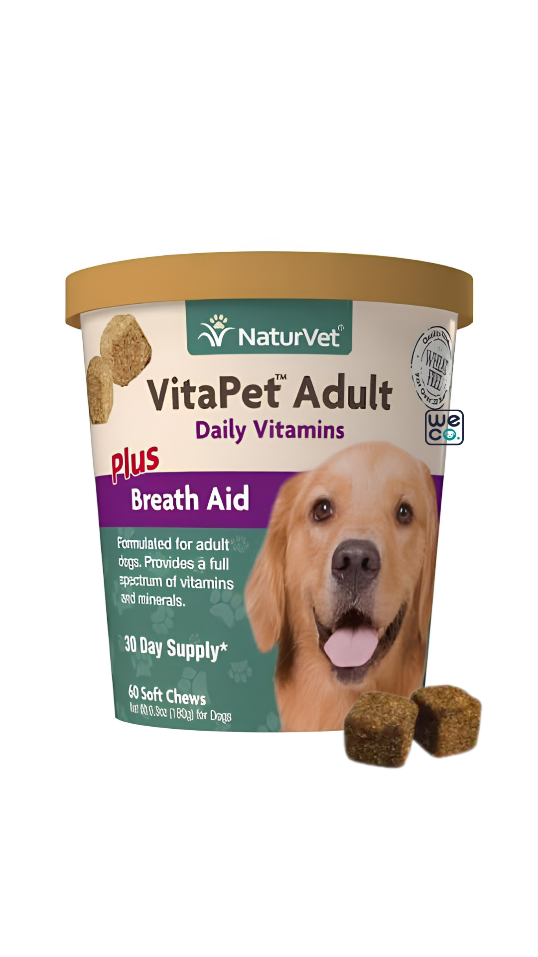 chew ويتا پت VitaPet Adult NaturVet قوطي 60 عددي