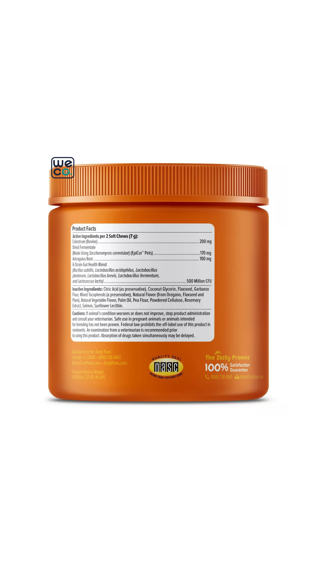 مکمل آلرژی Allergy Immune با طعم سالمون Zesty paws