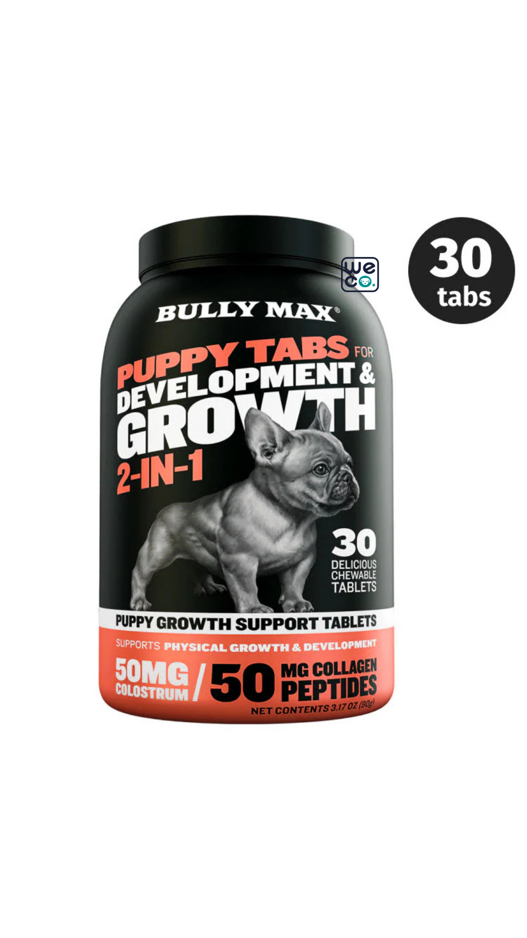 قرص 30تايي برند Bully Max مدل Puppy(2in1)