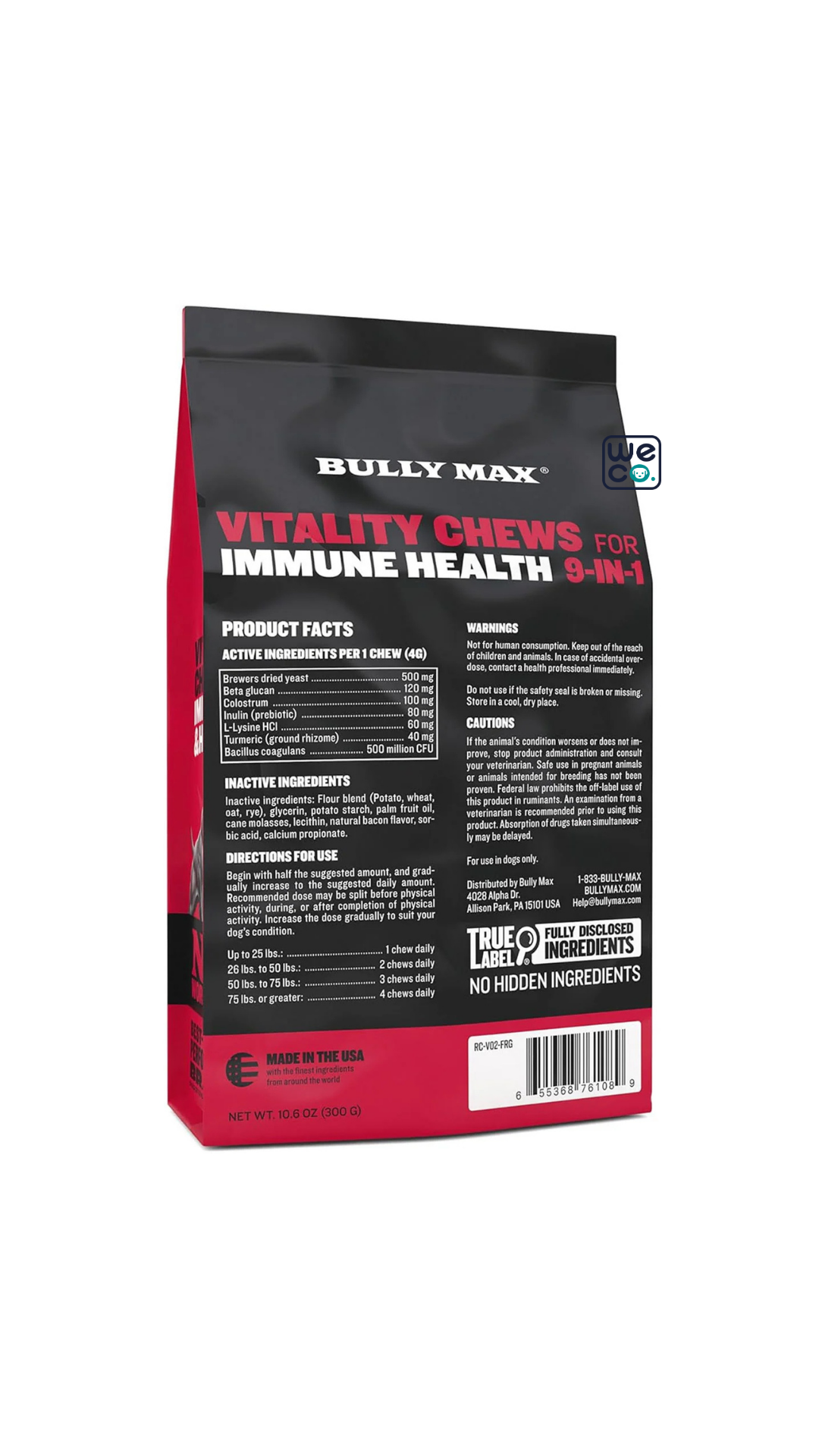 قرص Bully Max مدل Total health (9 in 1)