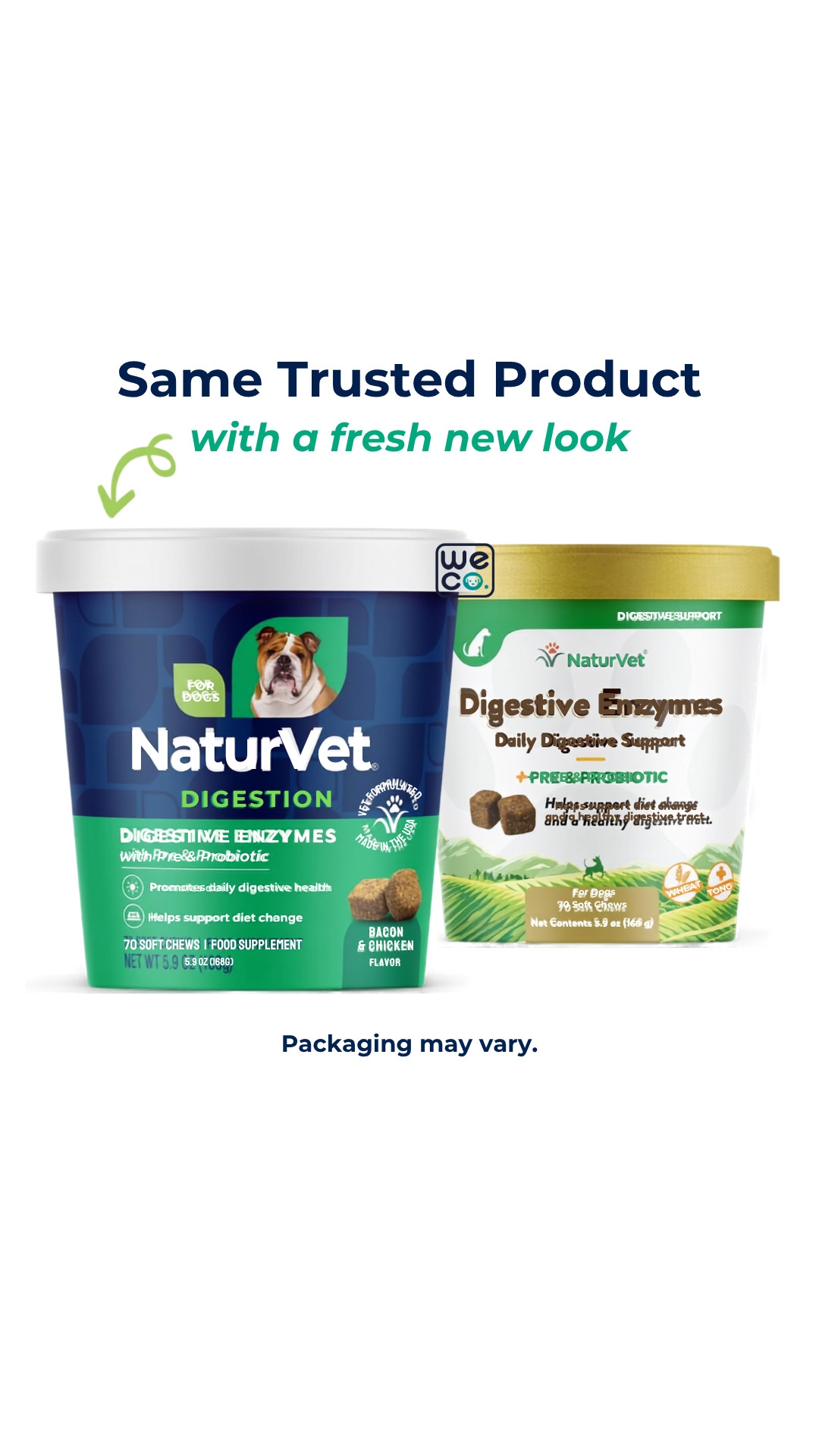 مکمل آنزيم هاي گوارشي Digestion NaturVet قوطي 70 عددي