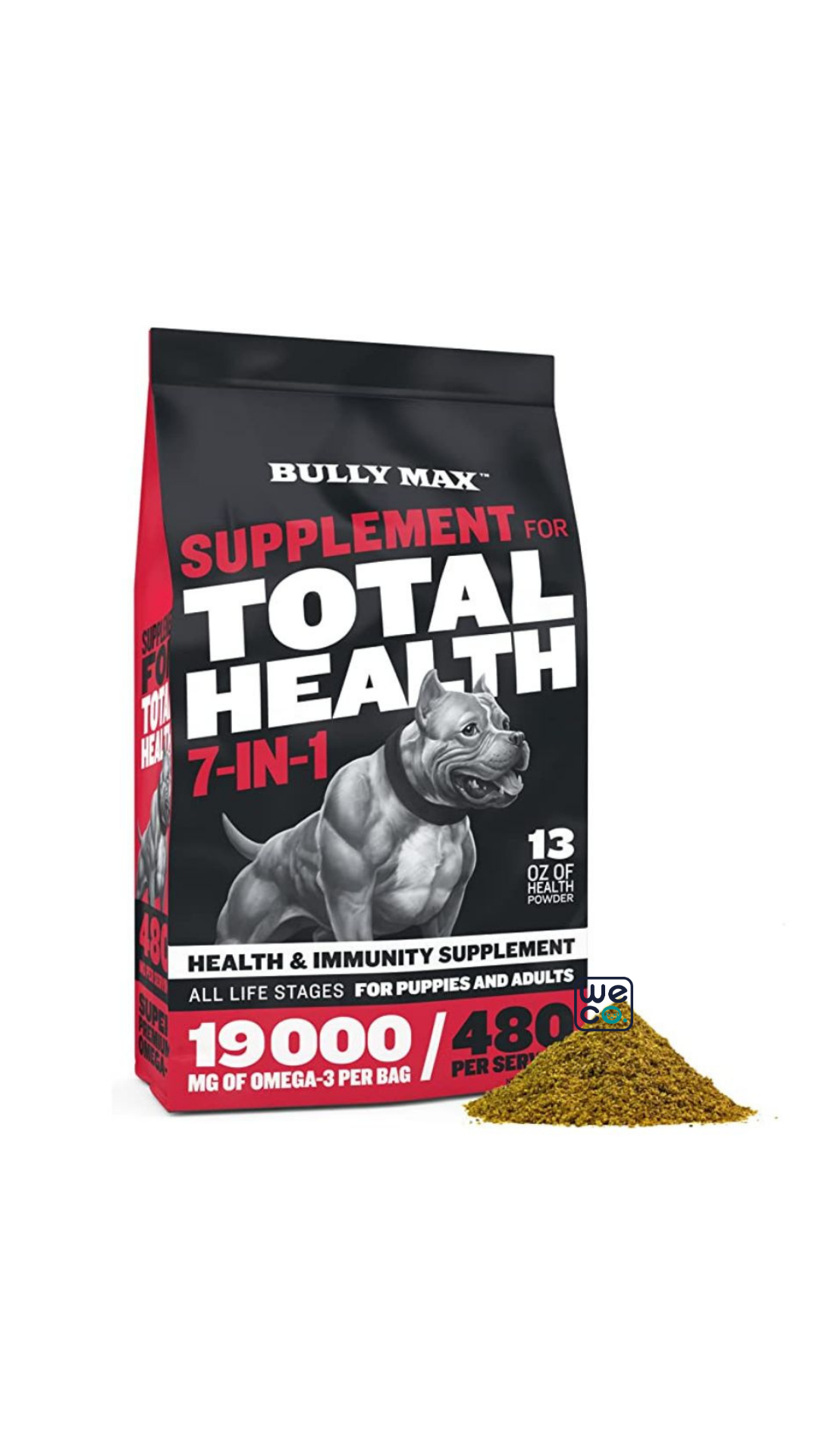 پودر Bully Max مدل Total health (7 in 1)