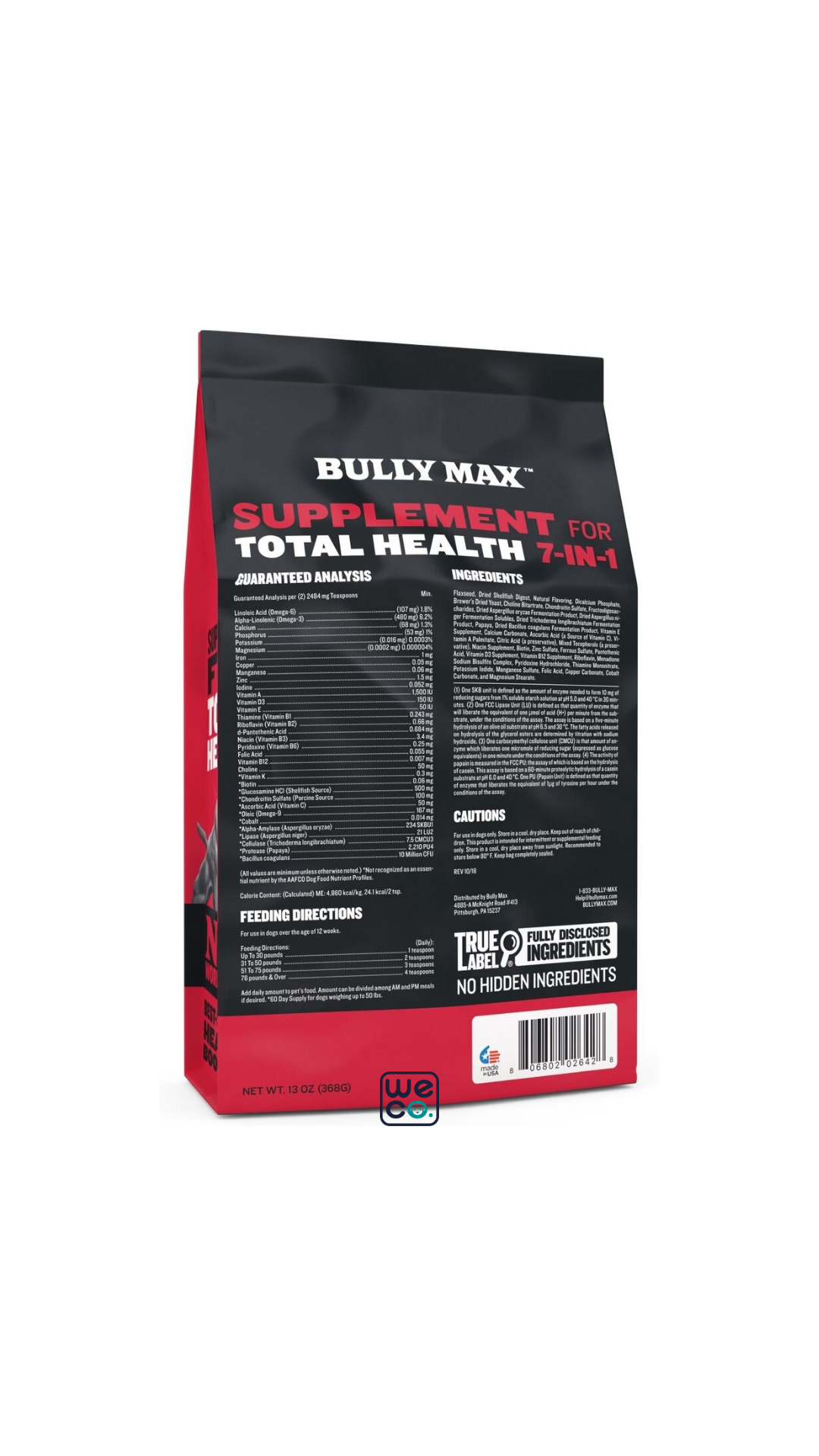 پودر Bully Max مدل Total health (7 in 1)