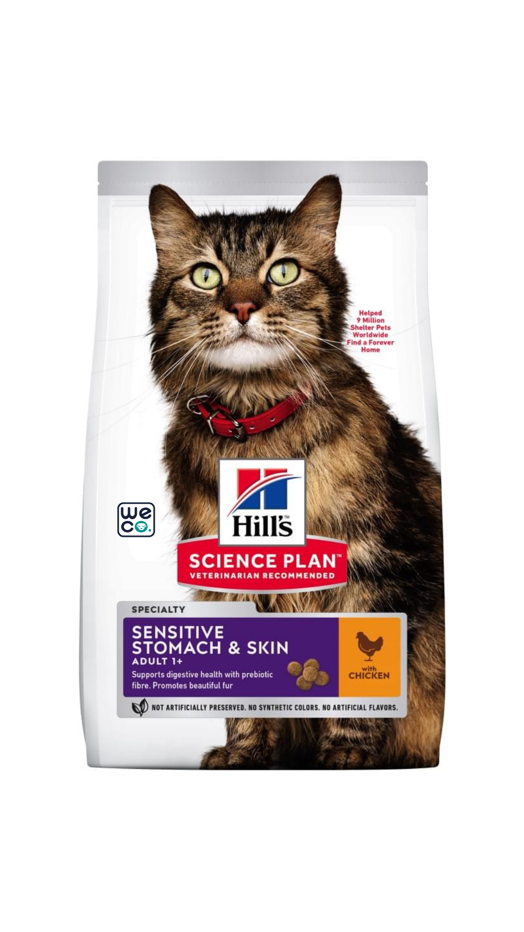 غذای خشک گربه Hills Sensitive Stomach & Skin Chicken