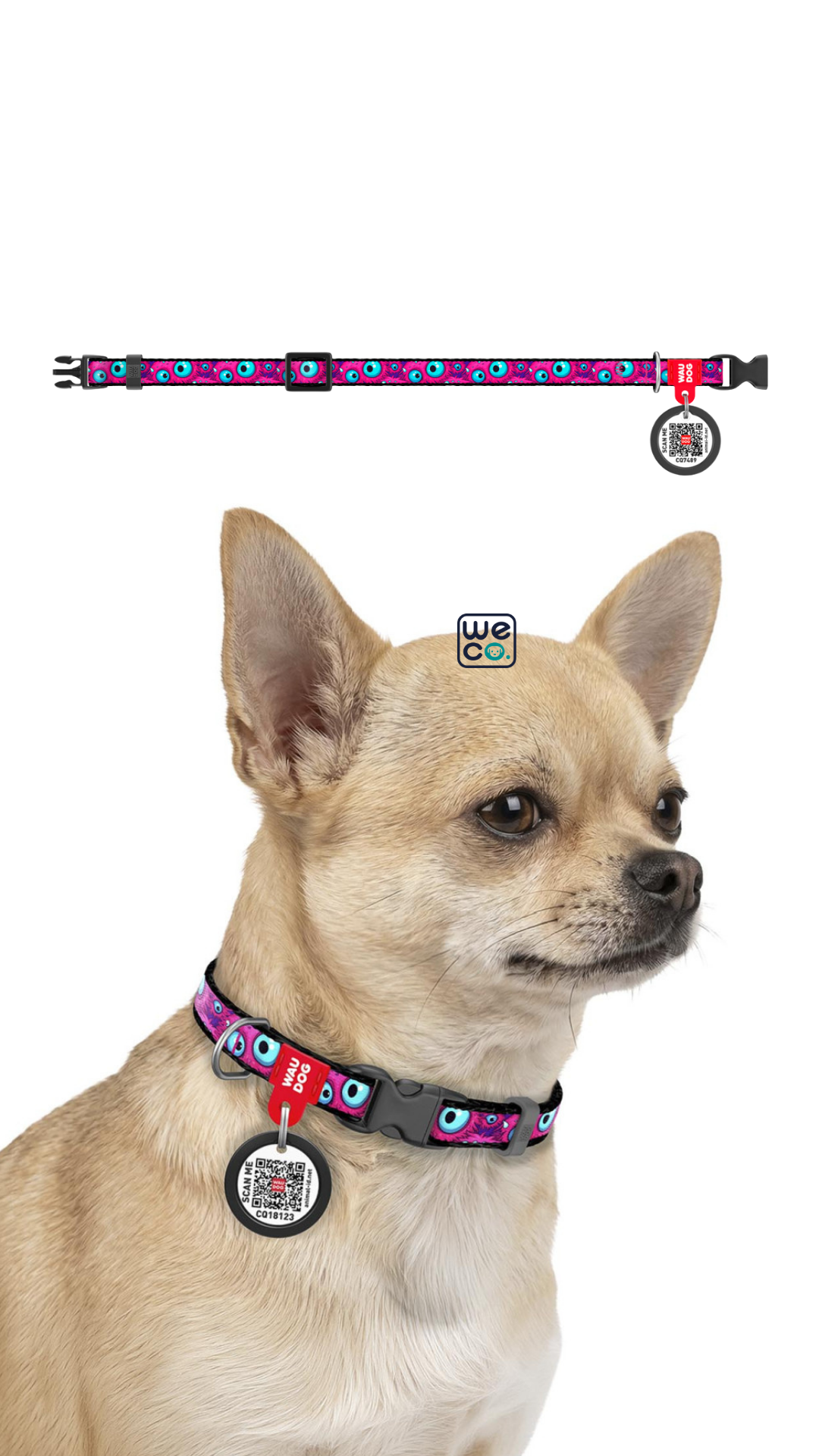 گردني Waudog مدل Nylon