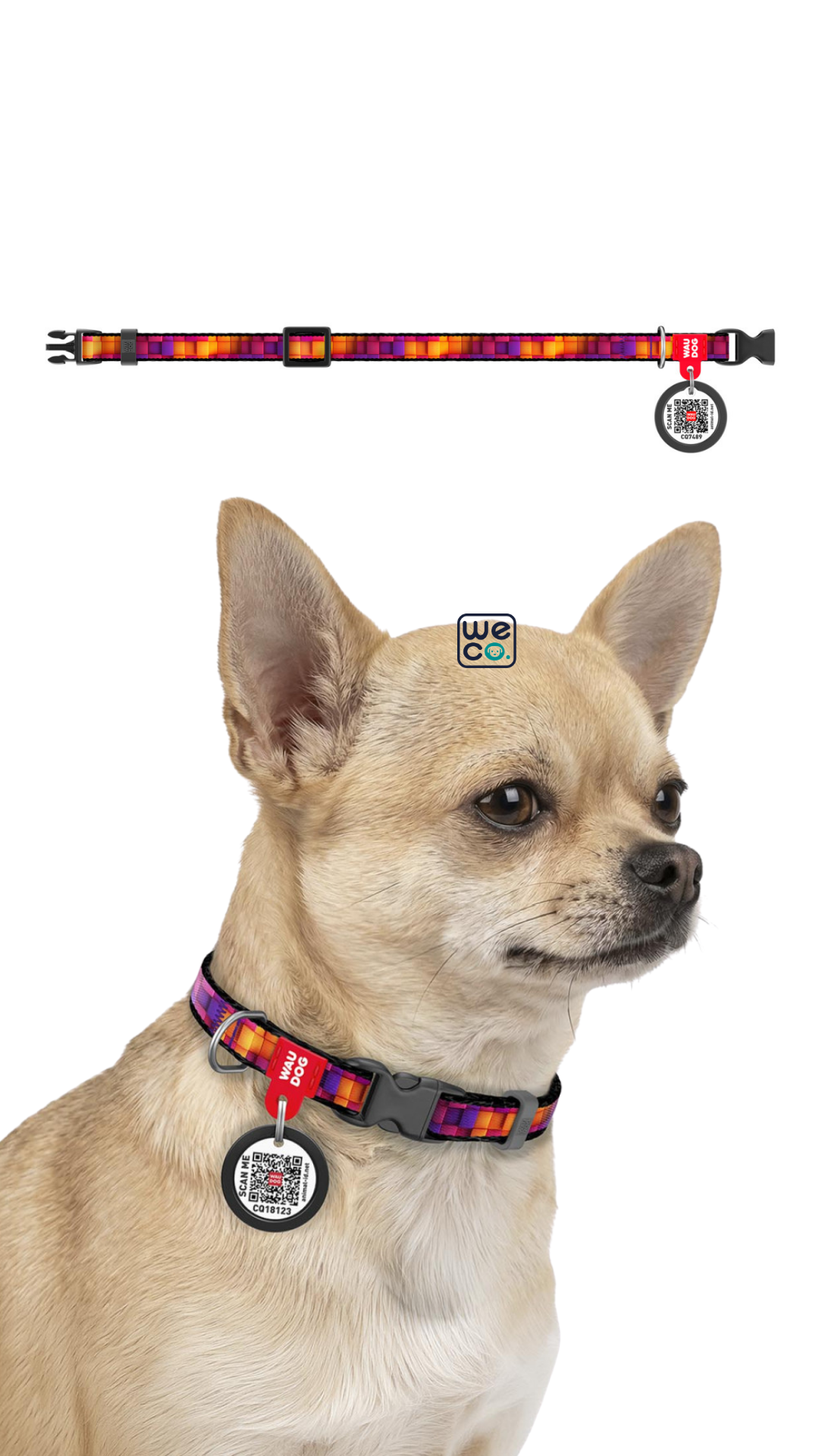 گردني Waudog مدل Nylon