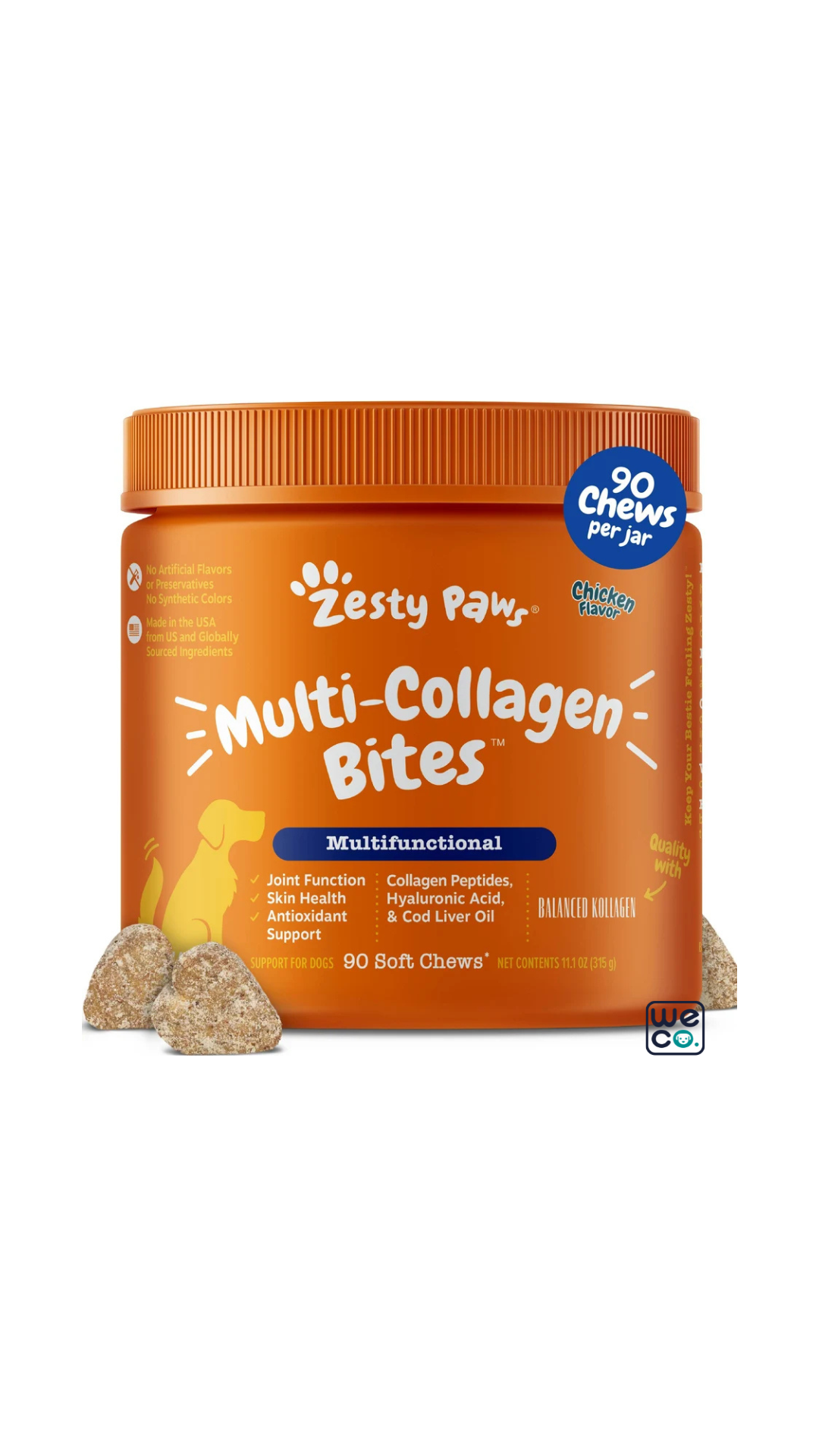 مکمل کلاژن با طعم مرغ Zesty paws