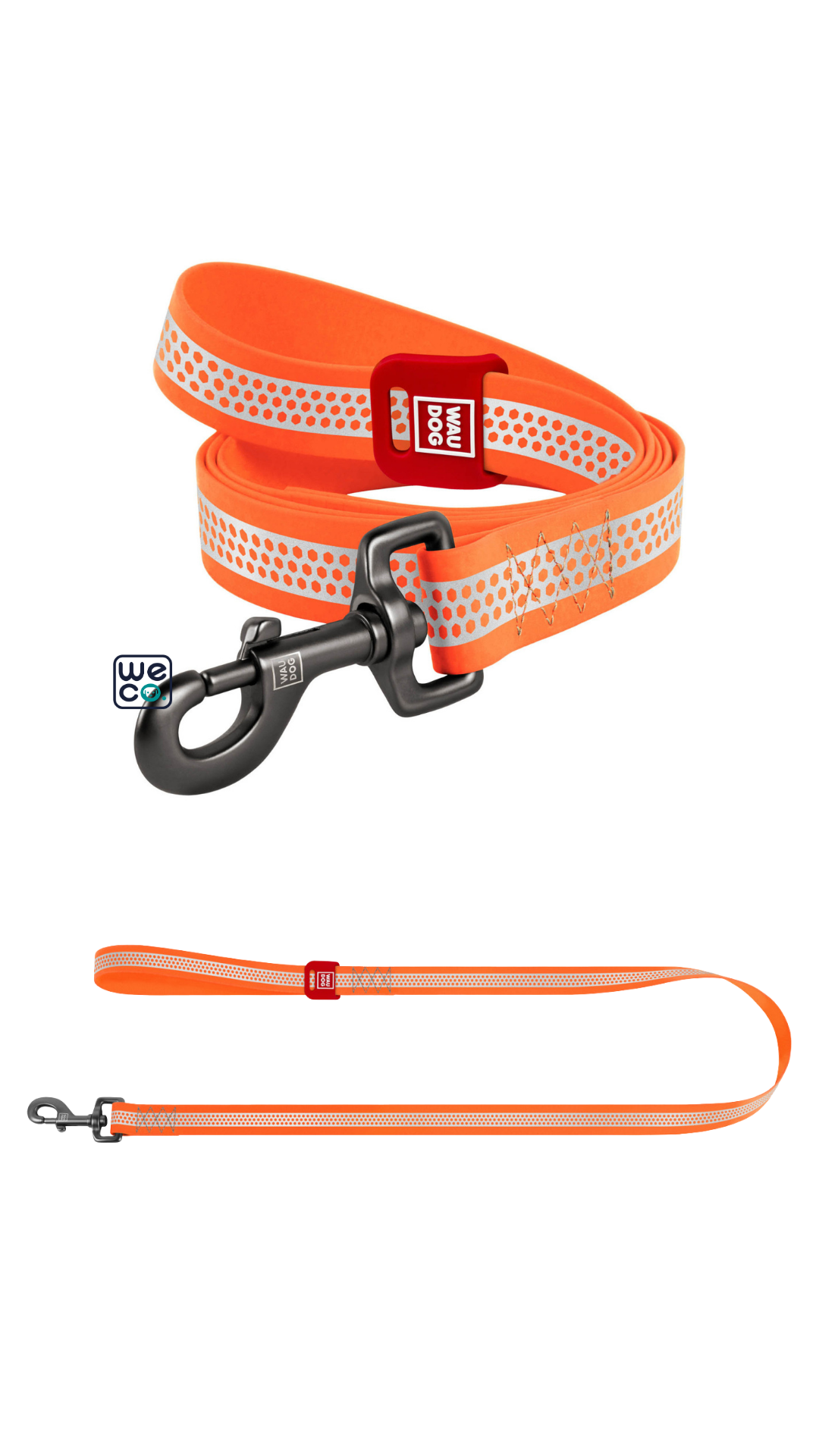 ست قلاده گردني و ليش Waudog مدل WaterProof (metal)
