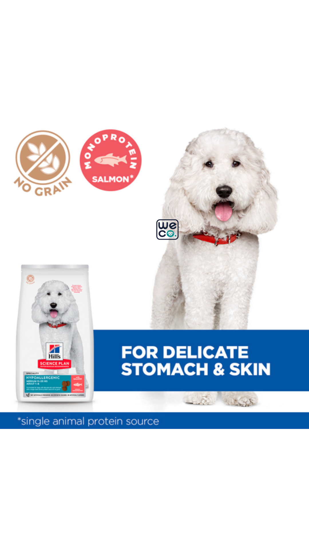 غذاي خشک هیلز سگ Hill's Medium Hypoallergenic Salmon