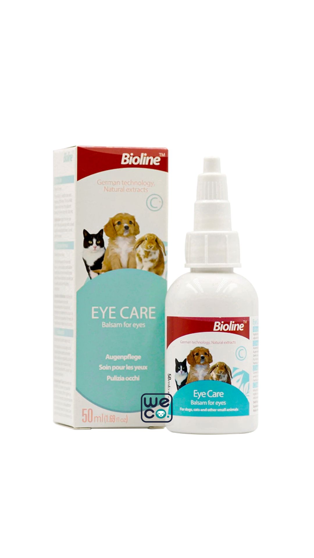 قطره تمیزکردن اطراف چشم بایولاین Bioline