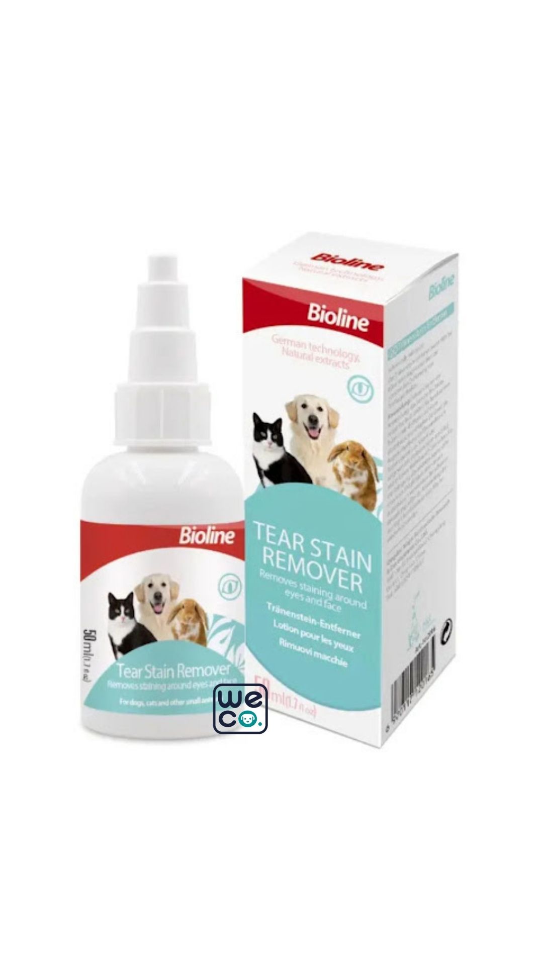 قطره پاک‌کننده لکه اشک بایولاین Bioline
