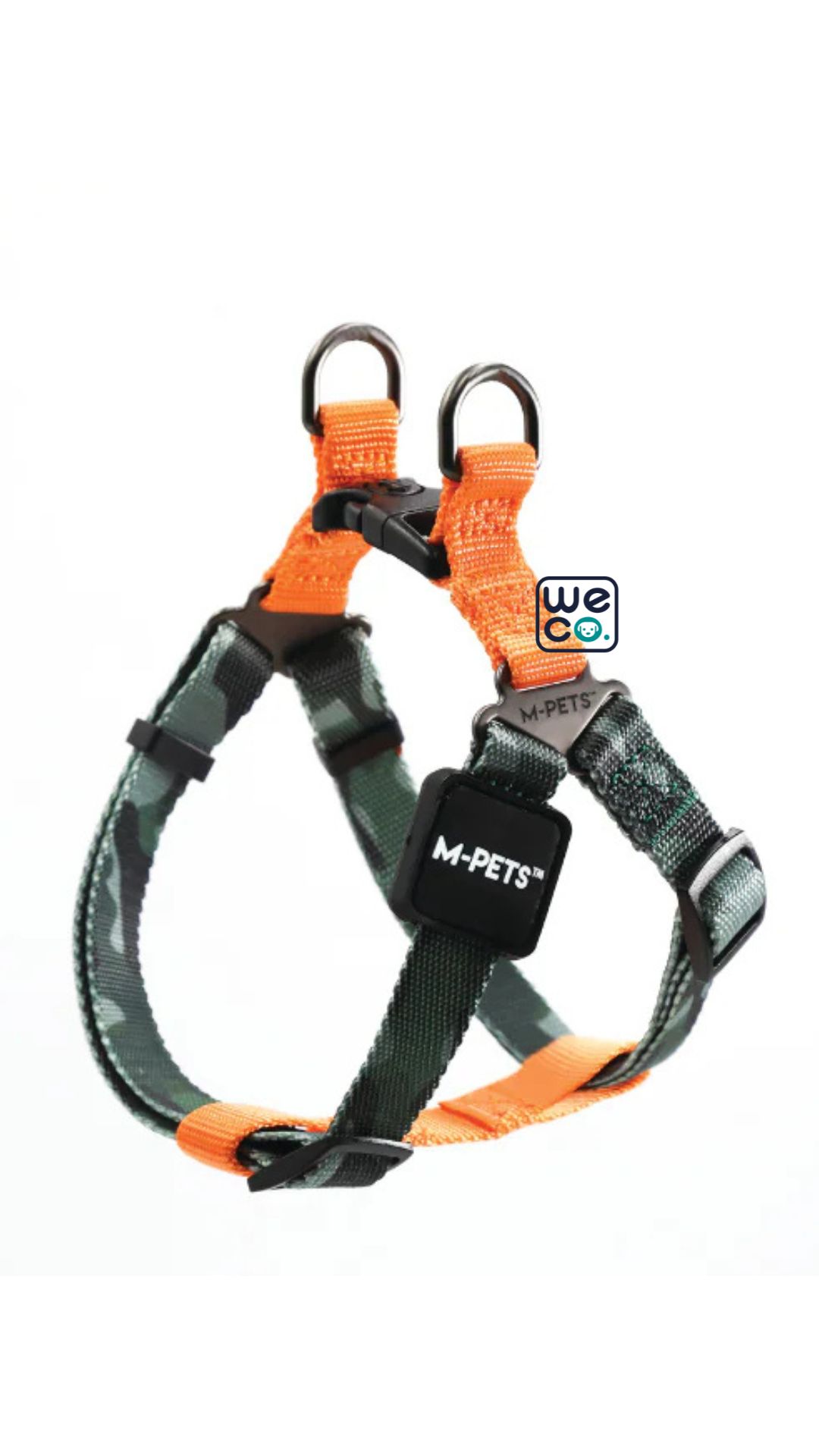 قلاده هارنس Wild jungle نارنجي M-Pets سايز M