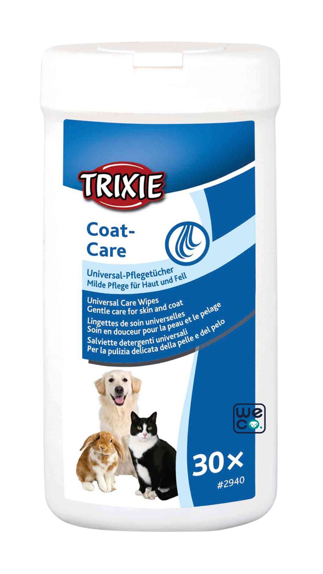 دستمال مرطوب تریکسی بسته ۳۰ عددی Trixie