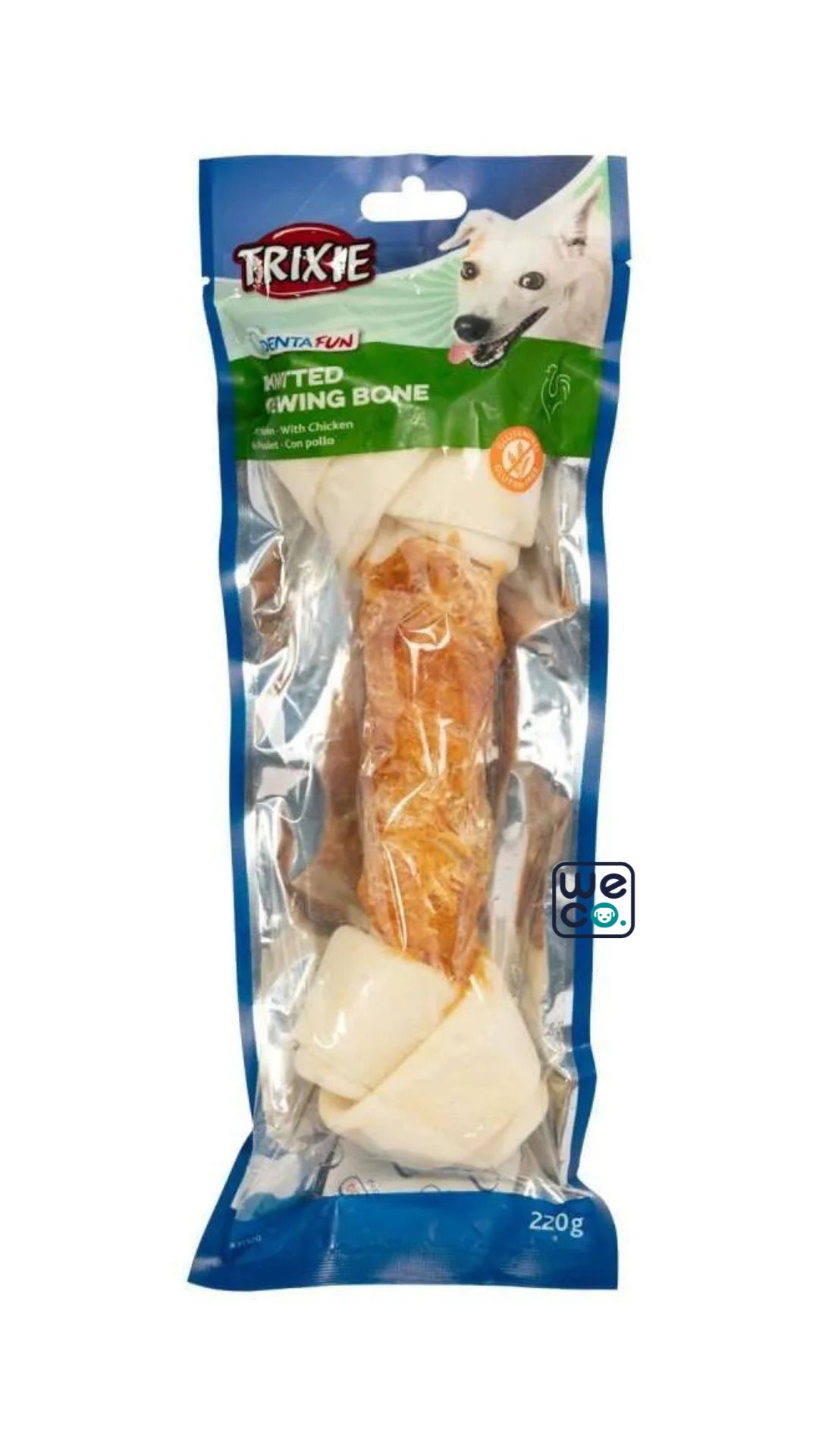 تشويقی دنتال سگ گره‌ای با دورپيچ مرغ Trixie