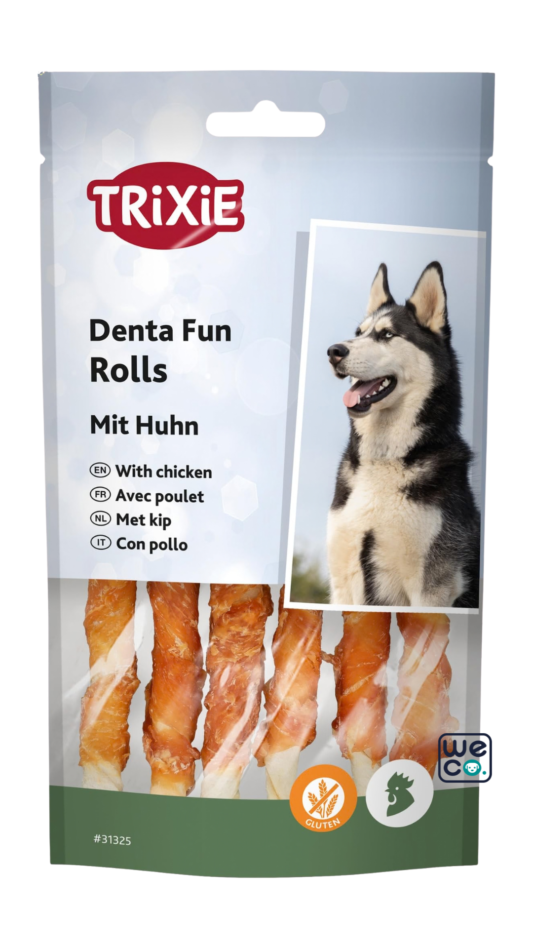 تشويقی دنتال سگ تريکسی با دورپيچ مرغ 6 عددی