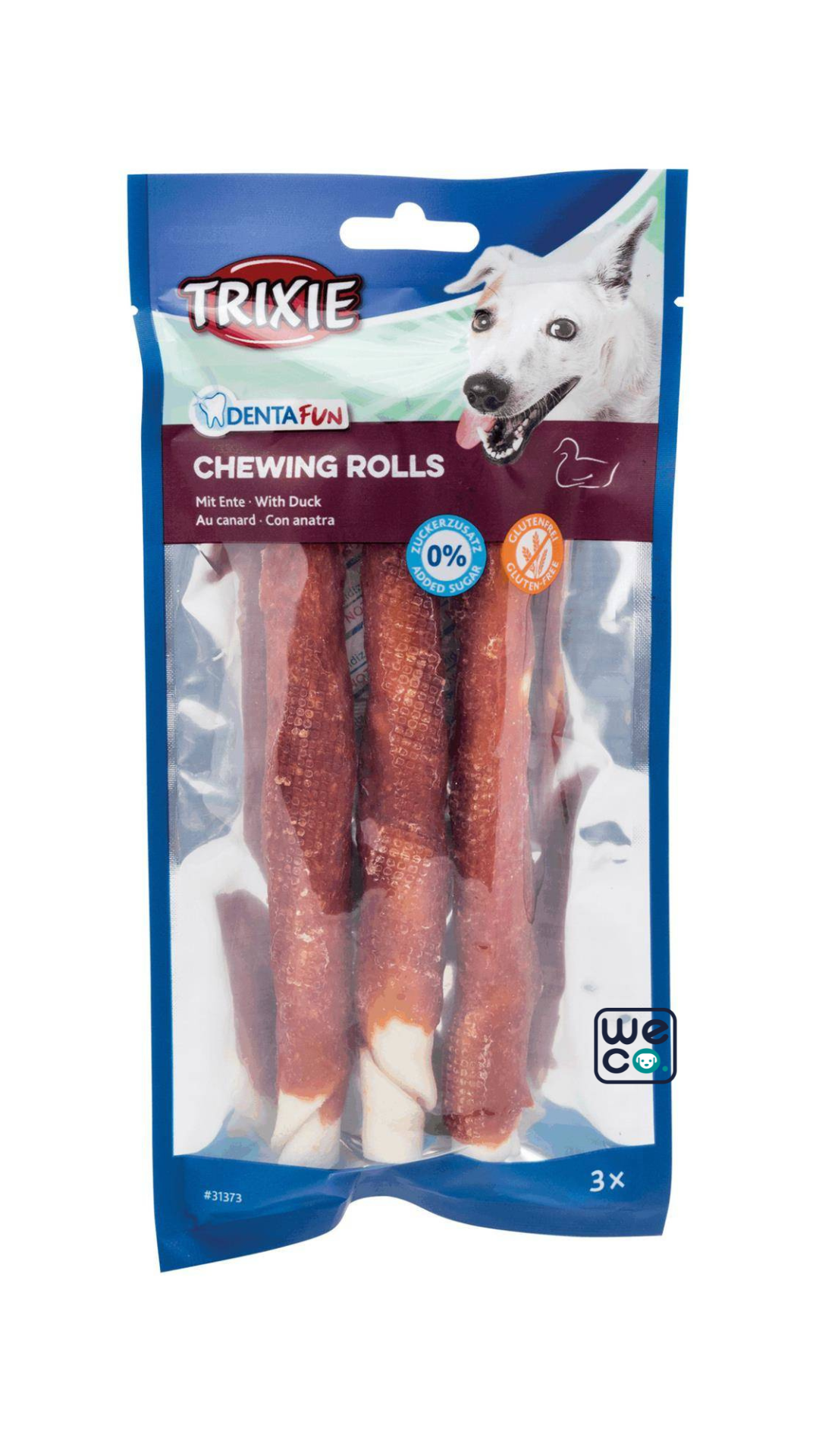 تشويقی دنتال سگ تريکسی با دورپيچ اردک 3 عددی