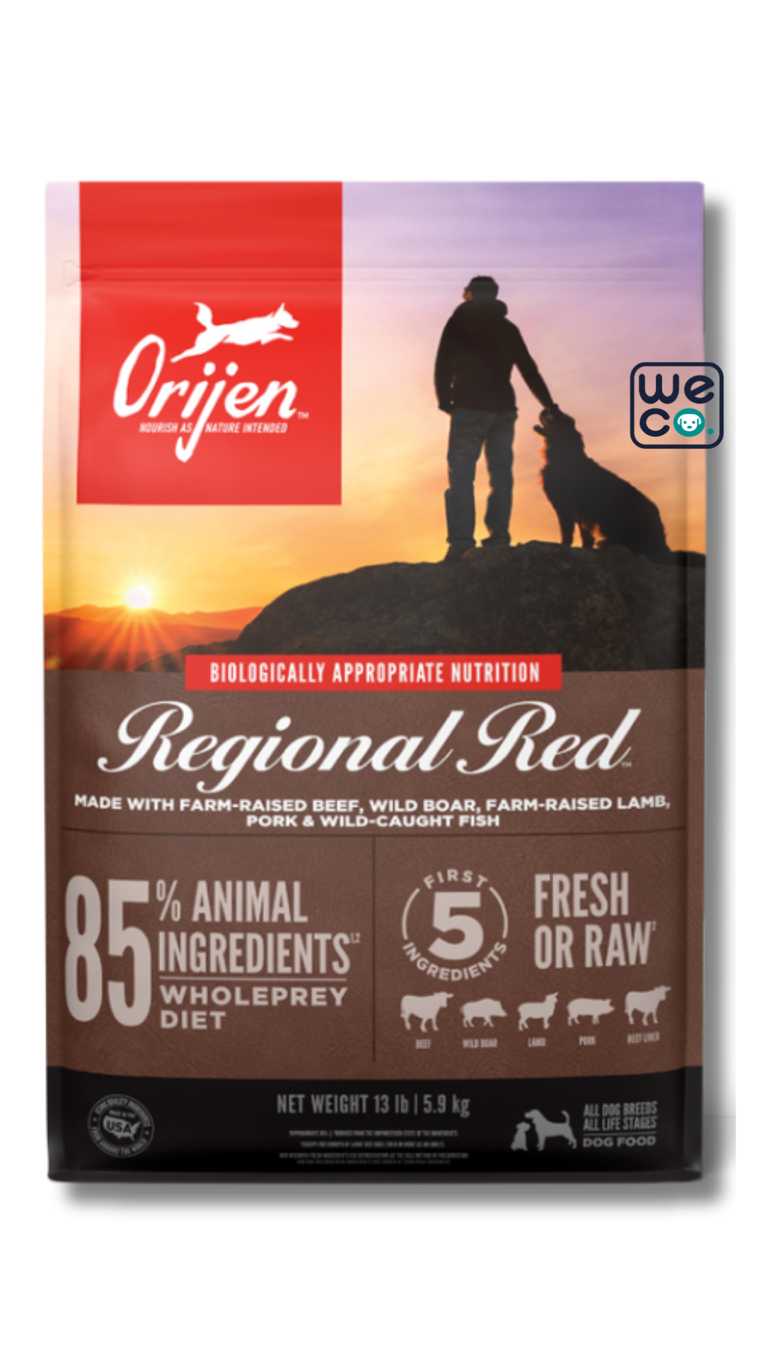 غذای خشک Orijen مدل Regional Red