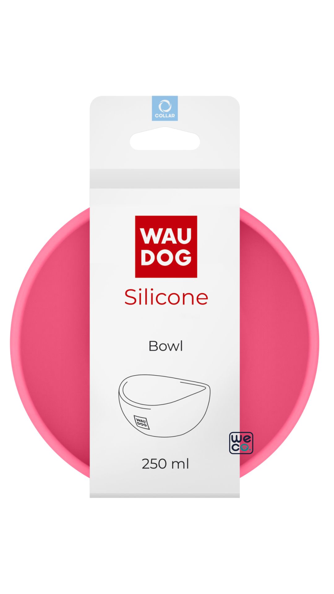 ظرف آب و غذا WauDog مدل Silicon Bowl 250cc