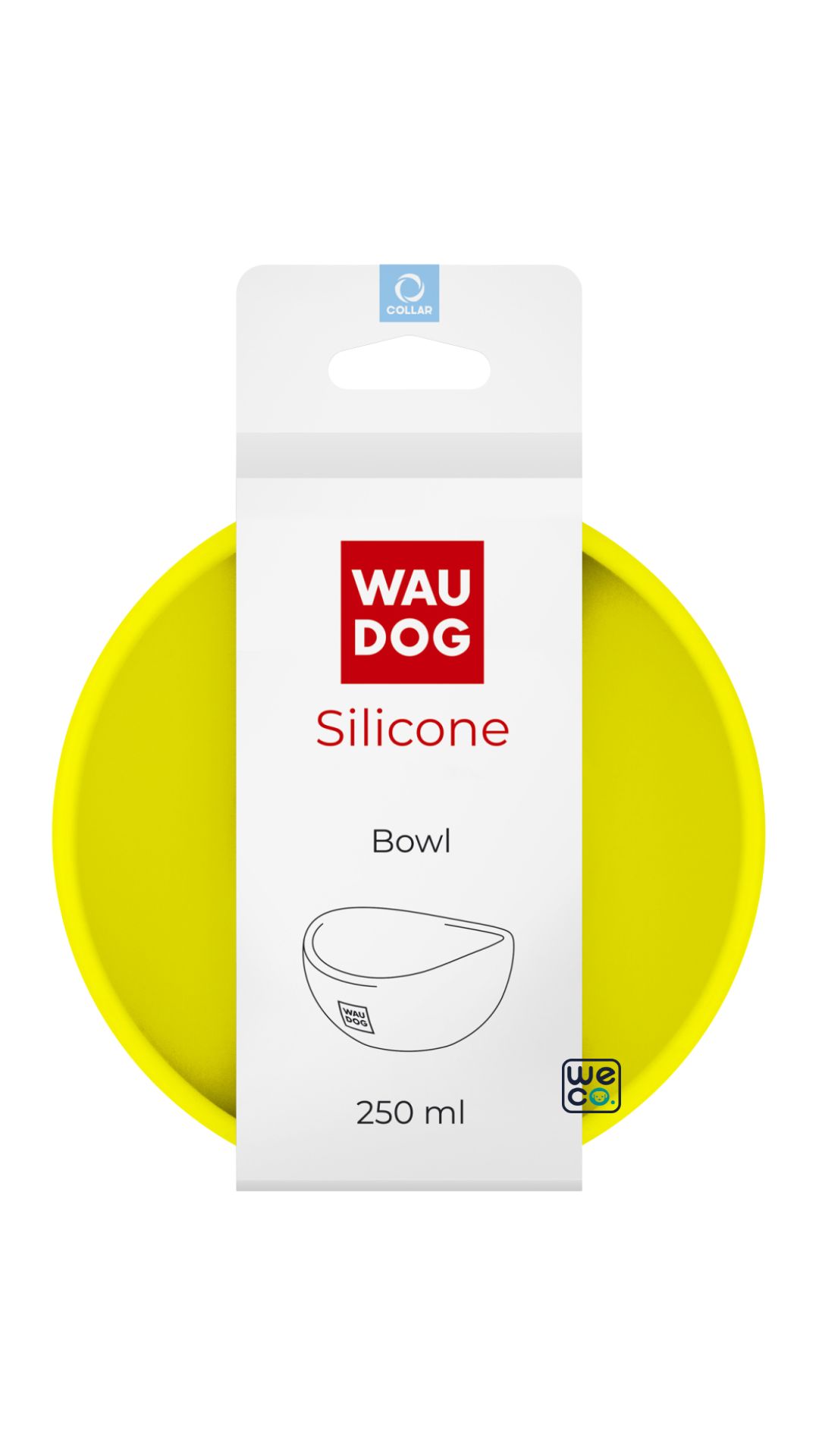 ظرف آب و غذا WauDog مدل Silicon Bowl 250cc