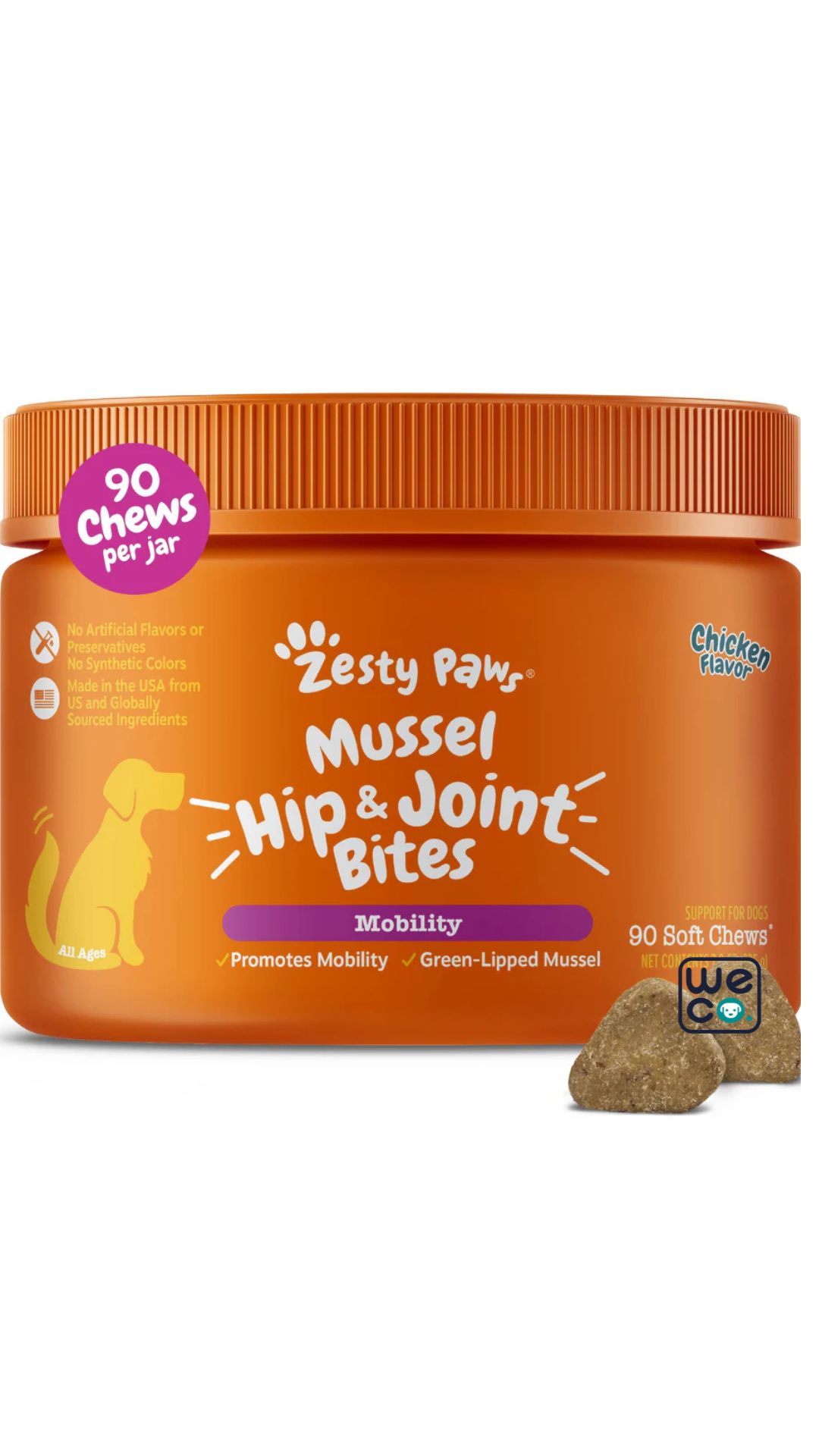 مکمل mussel مفاصل  ‌Zesty paw's