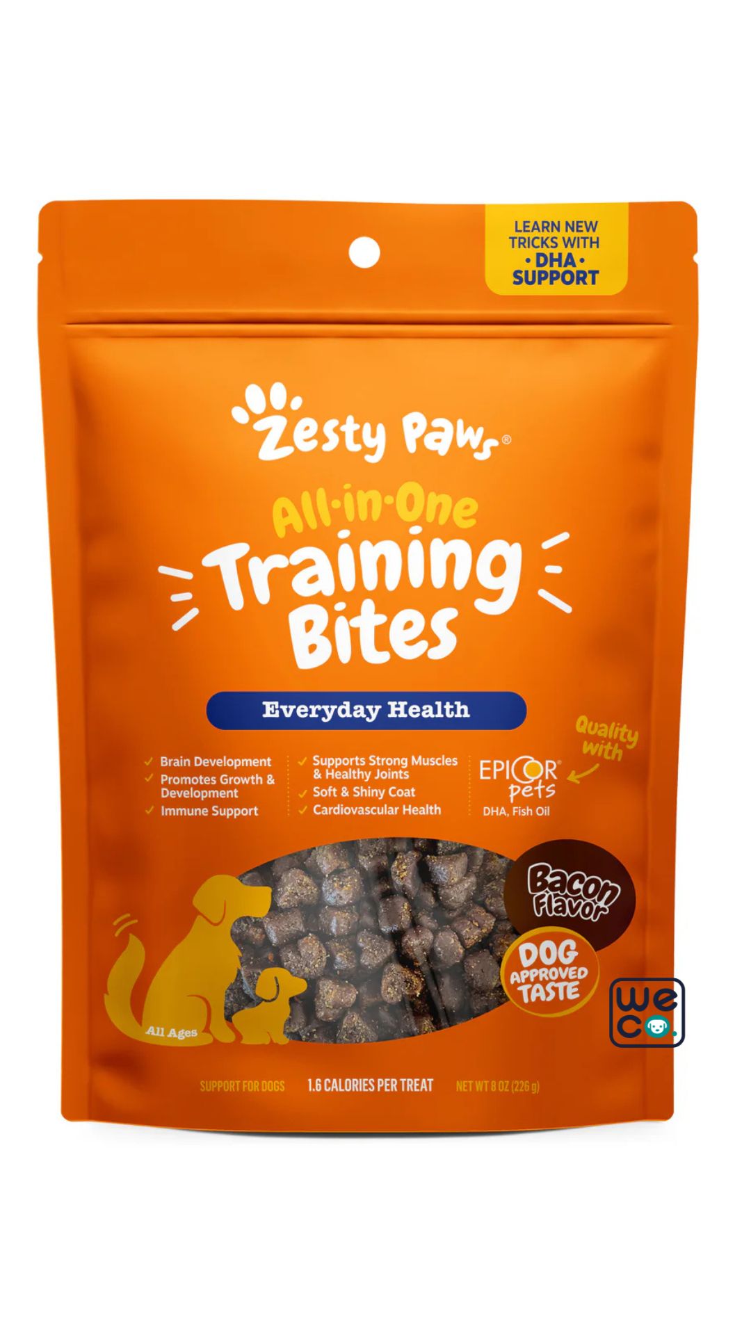 تشويقی Training bite با طعم بيکن Zesty paw's